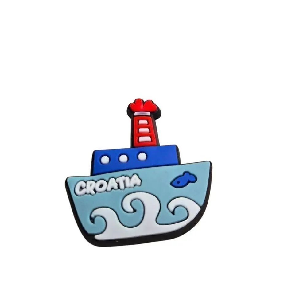Jibbitz Style Shoe Charm Croatia Frizzle Boat
